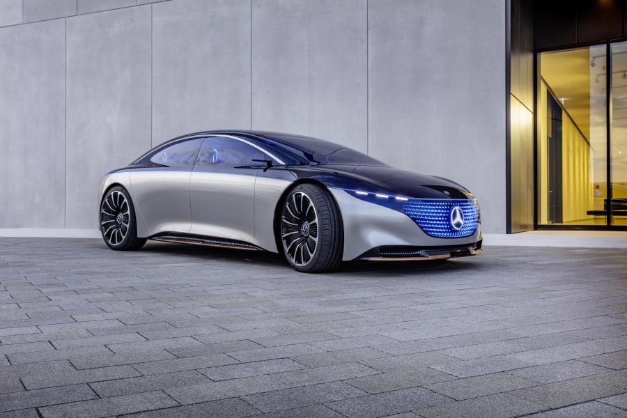  Mercedes-Benz Vision EQS 2019 года  (фото 1 из 54)